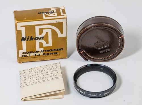 Nikon close attachment - up,