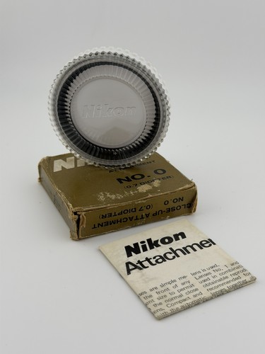 Nikon close attachment 0 - attachment, no.0